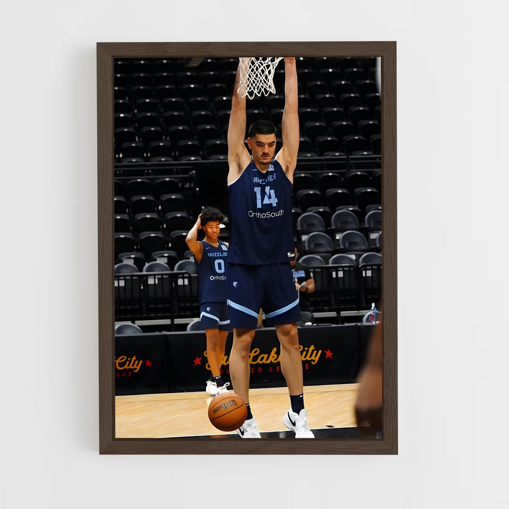 Poster Zach edey – affiche Basketball (vue 5)